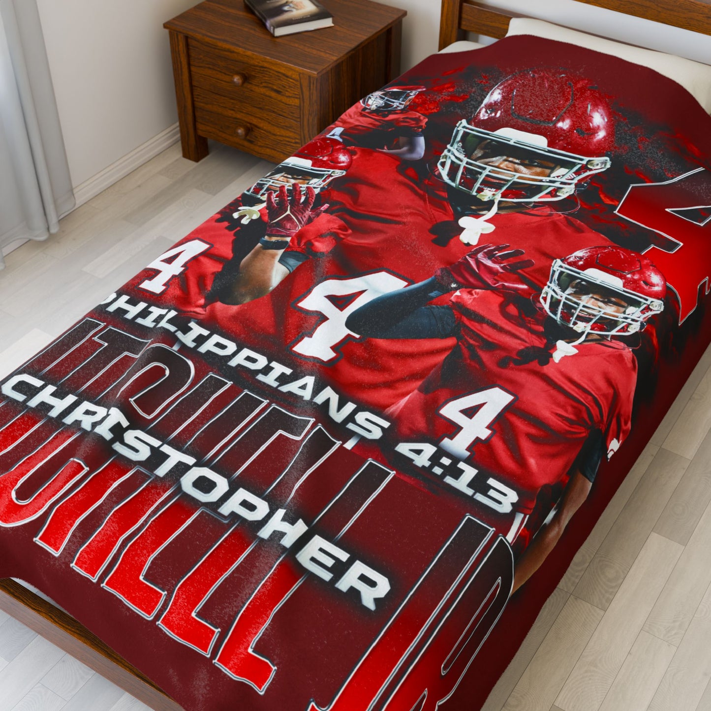 Christopher Mitchell Jr. 60"-80" Plush Blanket