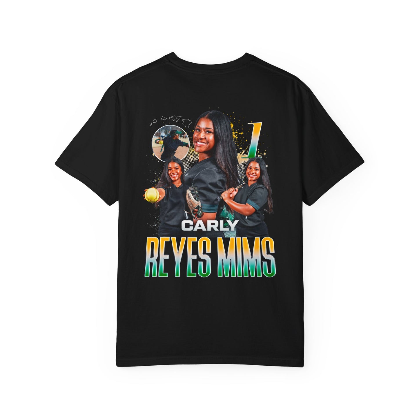 Carly Reyes Mims Logo Front & Back Premium Tee
