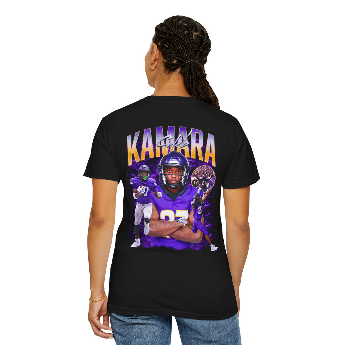 Caleb Kamara Logo Front & Back Premium Tee