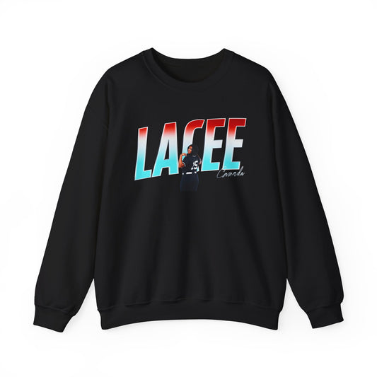 Lacee Canada Cursive Combo Crewneck Sweatshirt