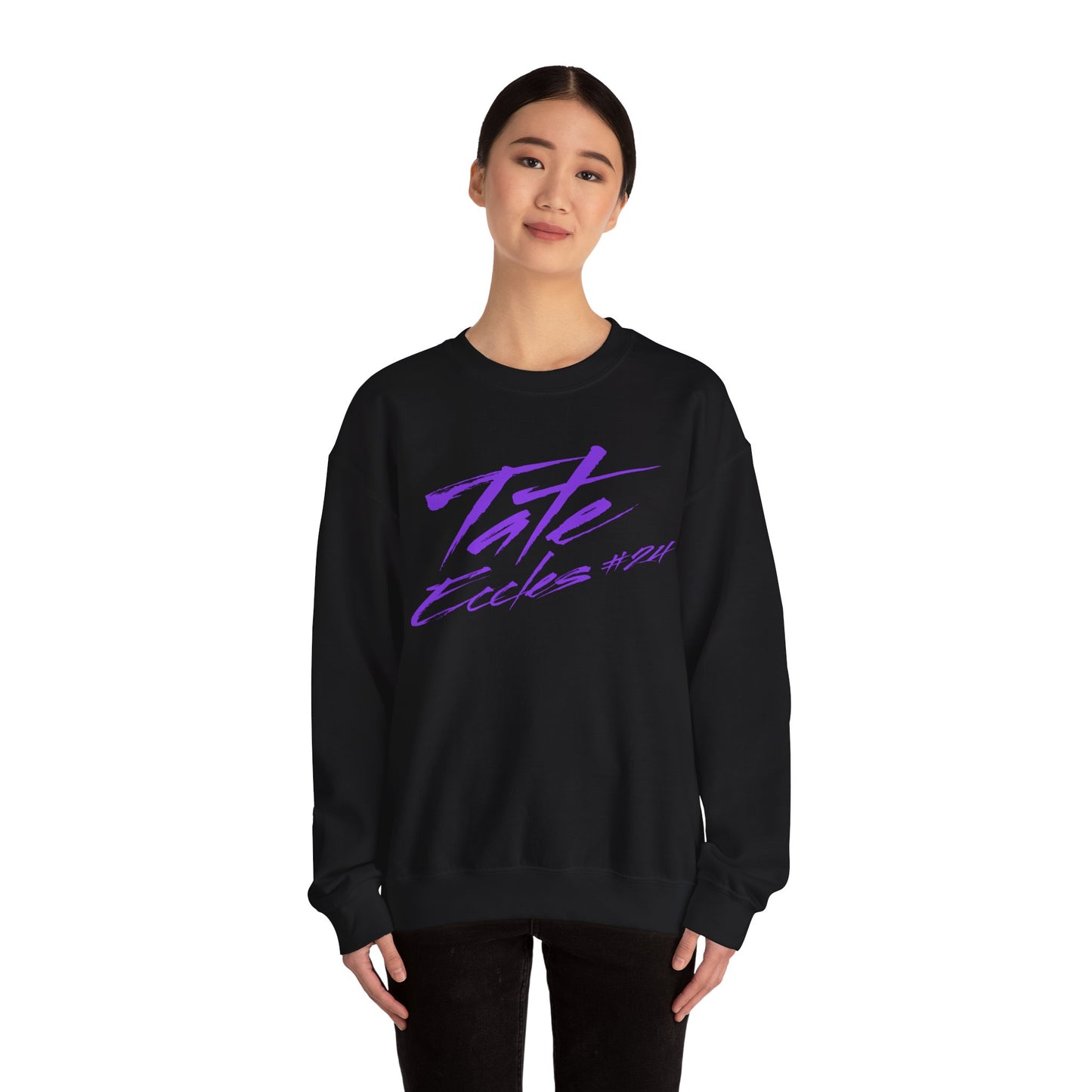 Tate Eccles Cursive Name & Number Crewneck Sweatshirt