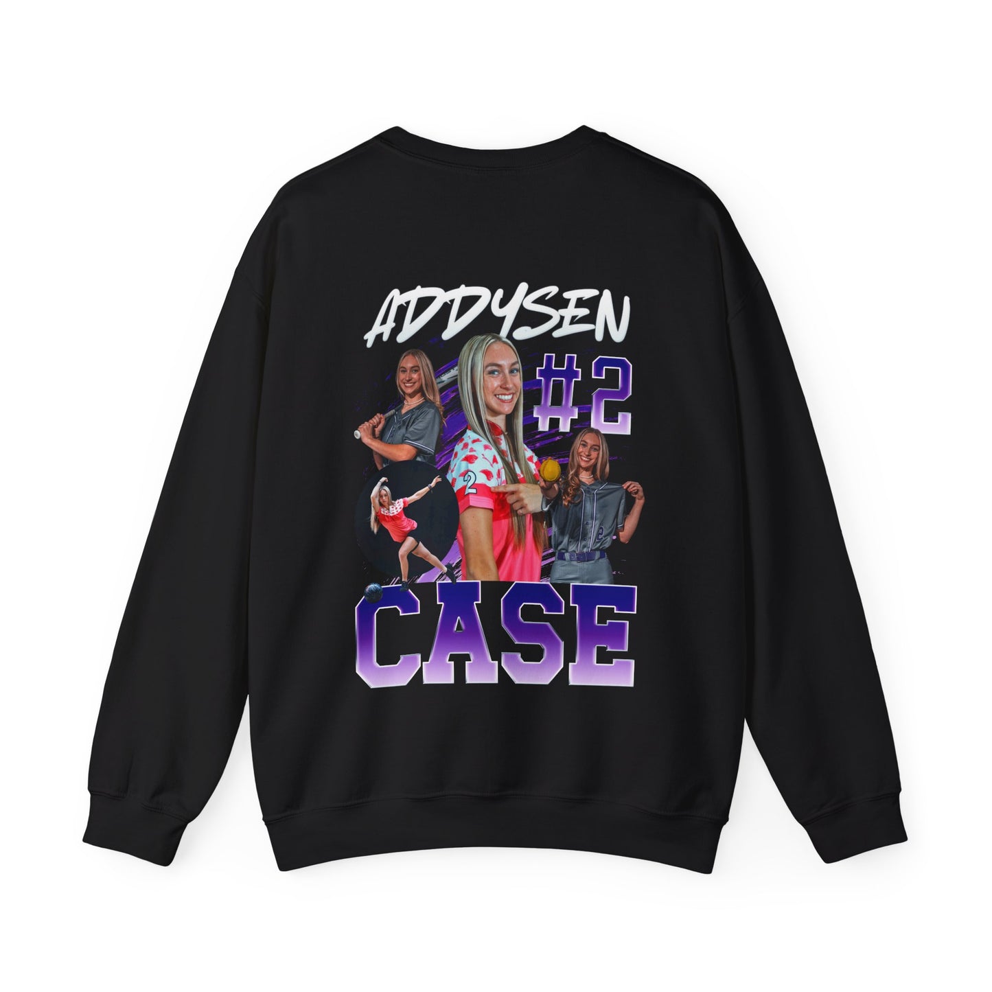 Addysen Case Logo Front & Back Crewneck