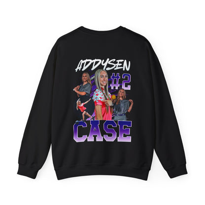 Addysen Case Logo Front & Back Crewneck
