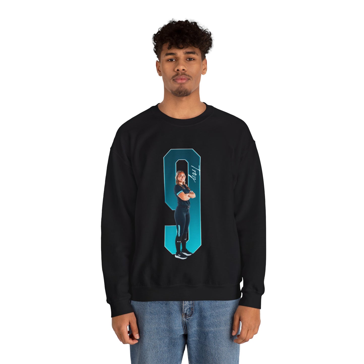 Reagan Troy Player Icon Number Crewneck Sweatshirt