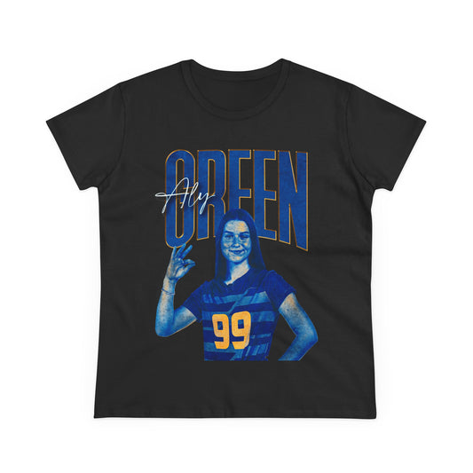 Aly Green Faded Glory Women's Tee