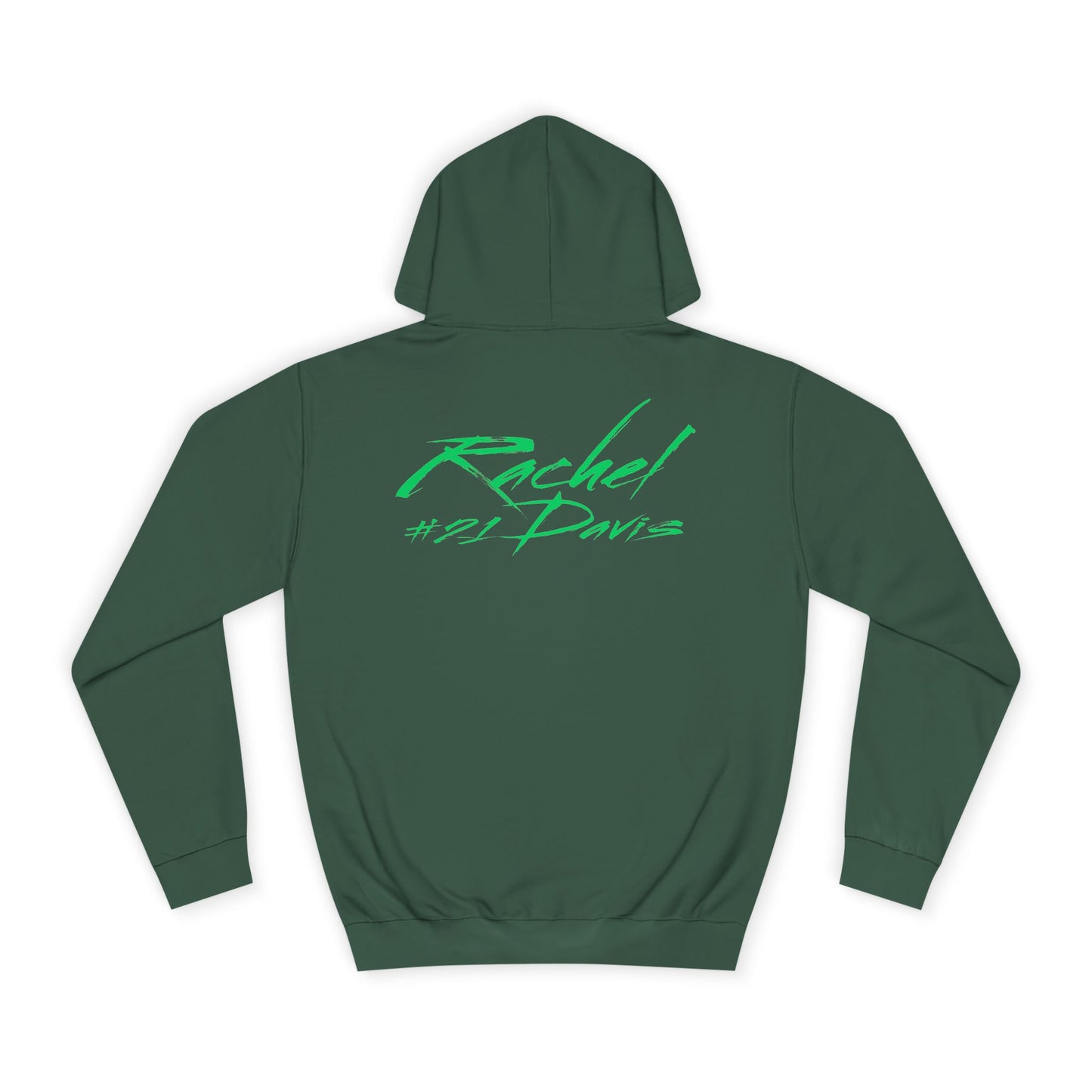 Rachel Davis Cursive Name & Number Premium Hoodie