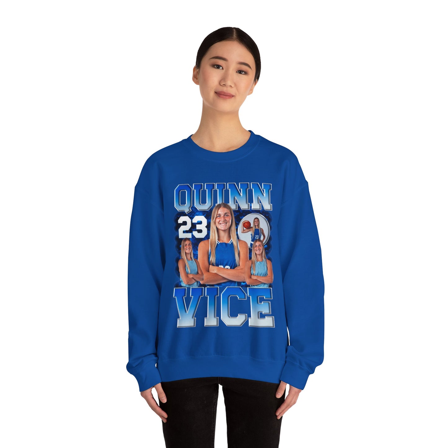 Quinn Vice Hombre Combo Crewneck Sweatshirt