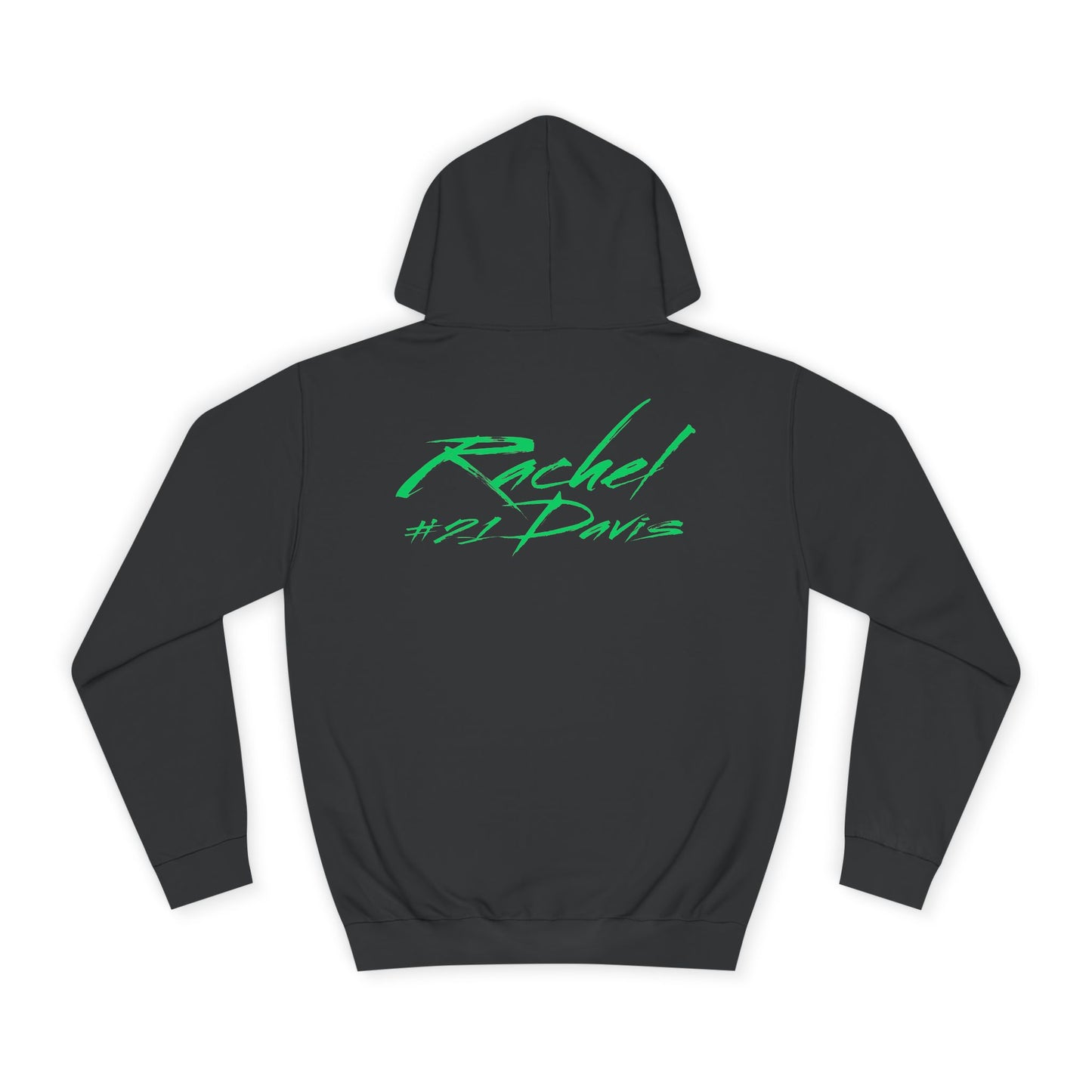 Rachel Davis Cursive Name & Number Premium Hoodie