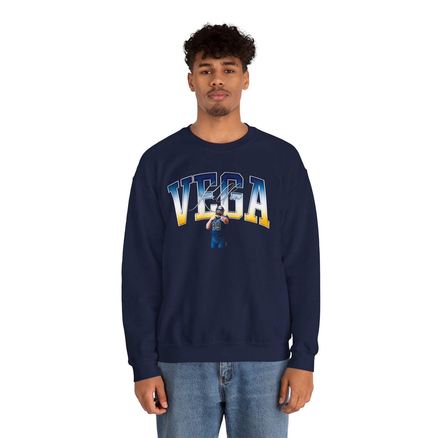 Kellen Vega Big Last Name Crewneck Sweatshirt