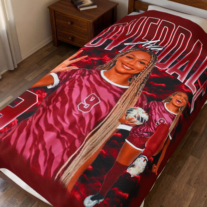 Ava Coverdale 60"-80" Plush Blanket