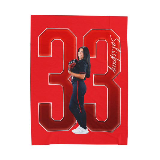 Karlee Salisbury Player Icon Number 60"-80" Plush Blanket