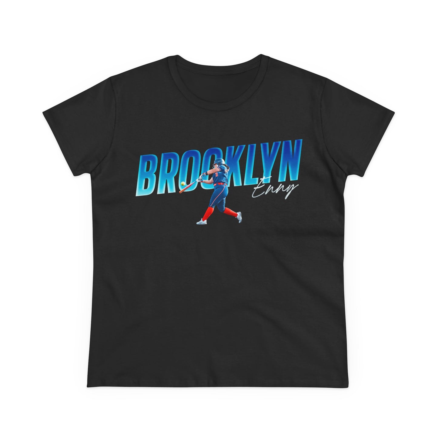 Brooklyn Enny Cursive Combo Colored Women's Tee