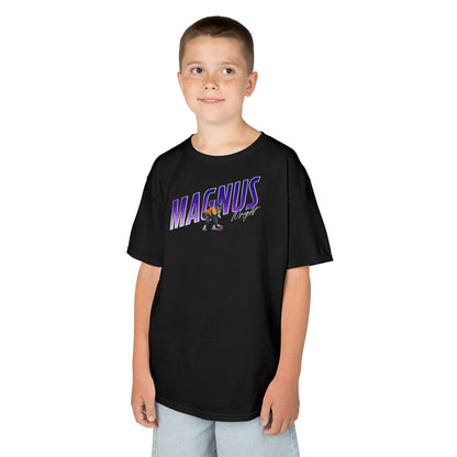 Magnus Wright Cursive Combo Colored Kids Tee