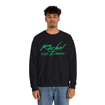 Rachel Davis Cursive Name & Number Crewneck Sweatshirt