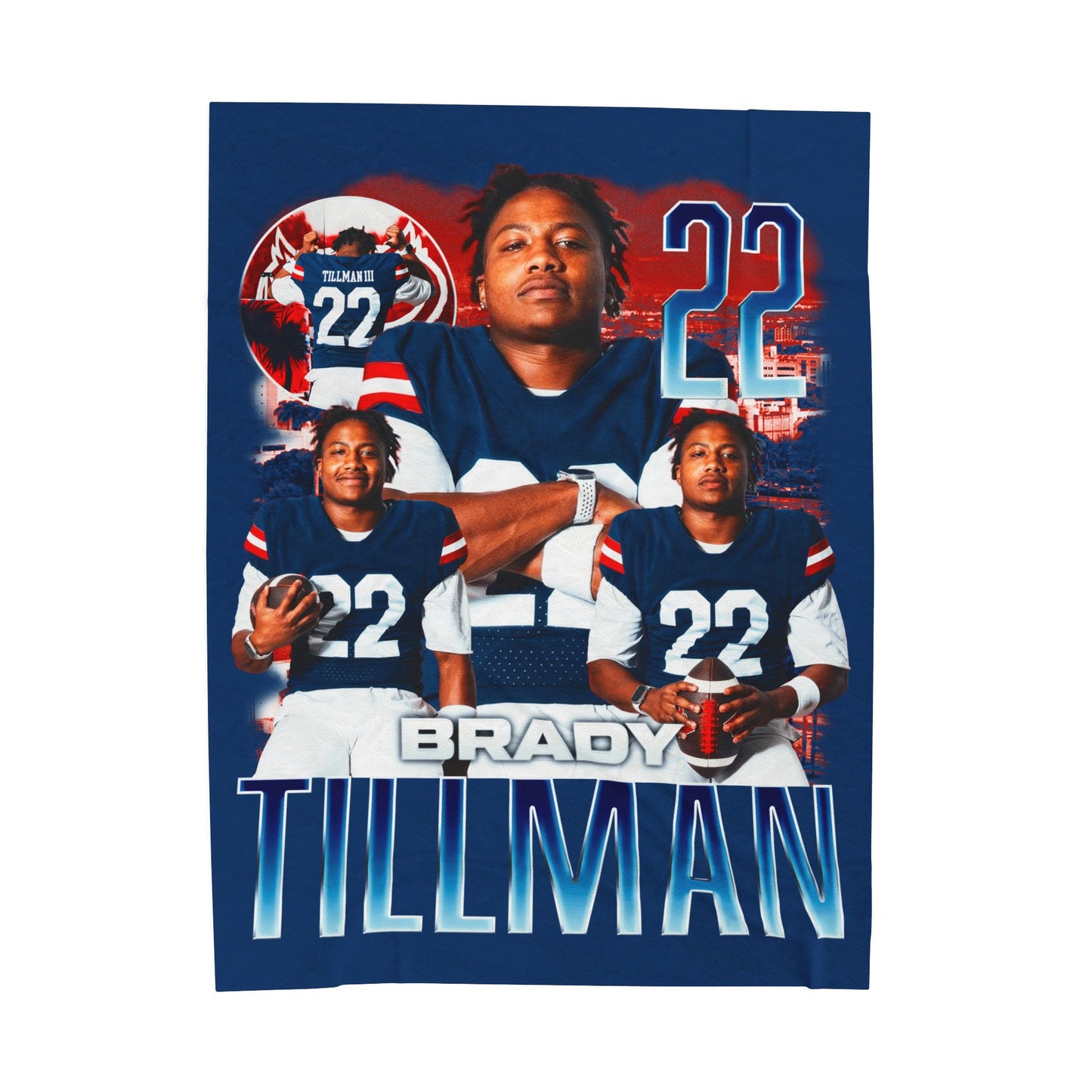 Brady Tillman 60"-80" Plush Blanket