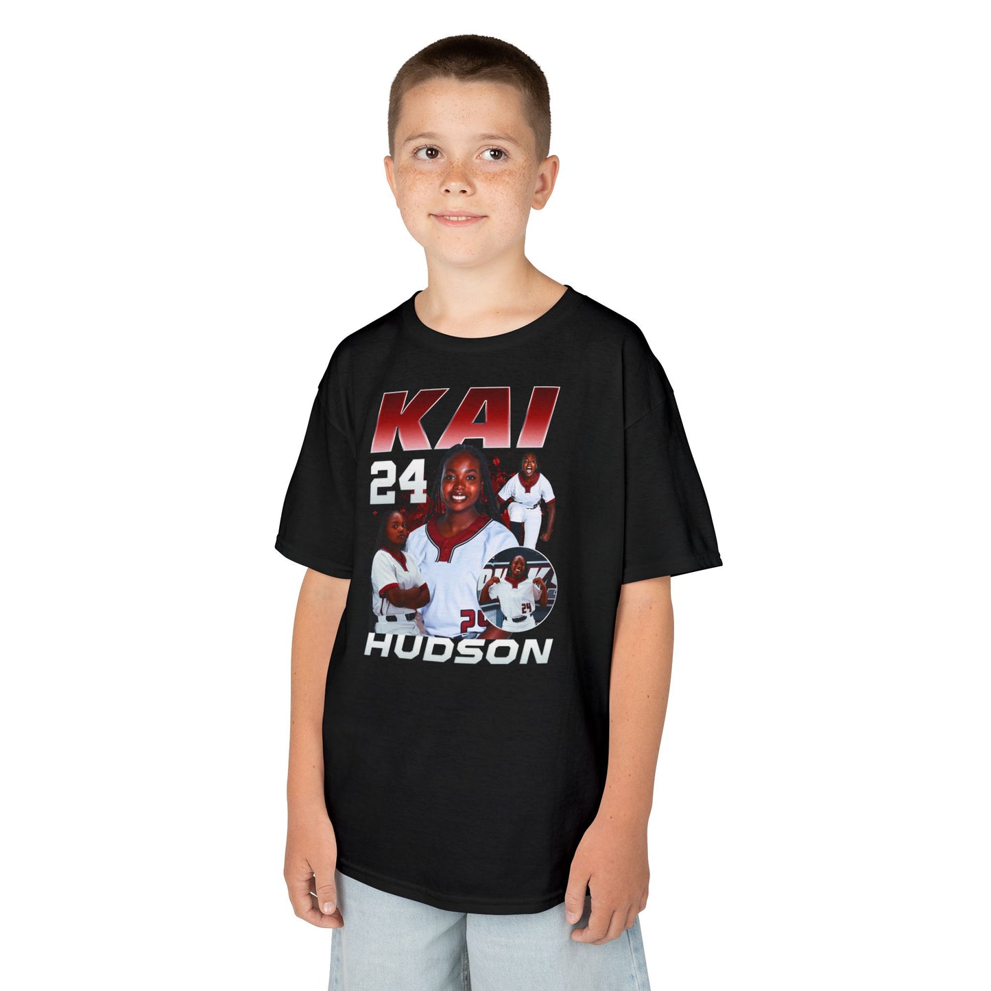 Kai Hudson First Name Highlight Kids Tee