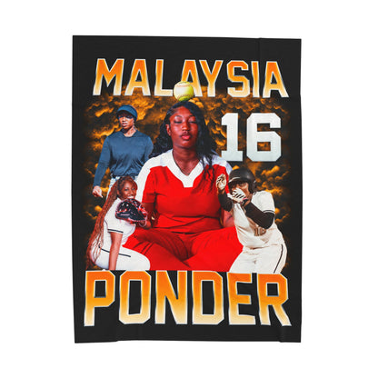 Malaysia Ponder Single Color Combo  60"-80" Plush Blanket