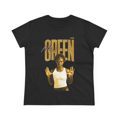 Monic Green Faded Glory Women's Tee