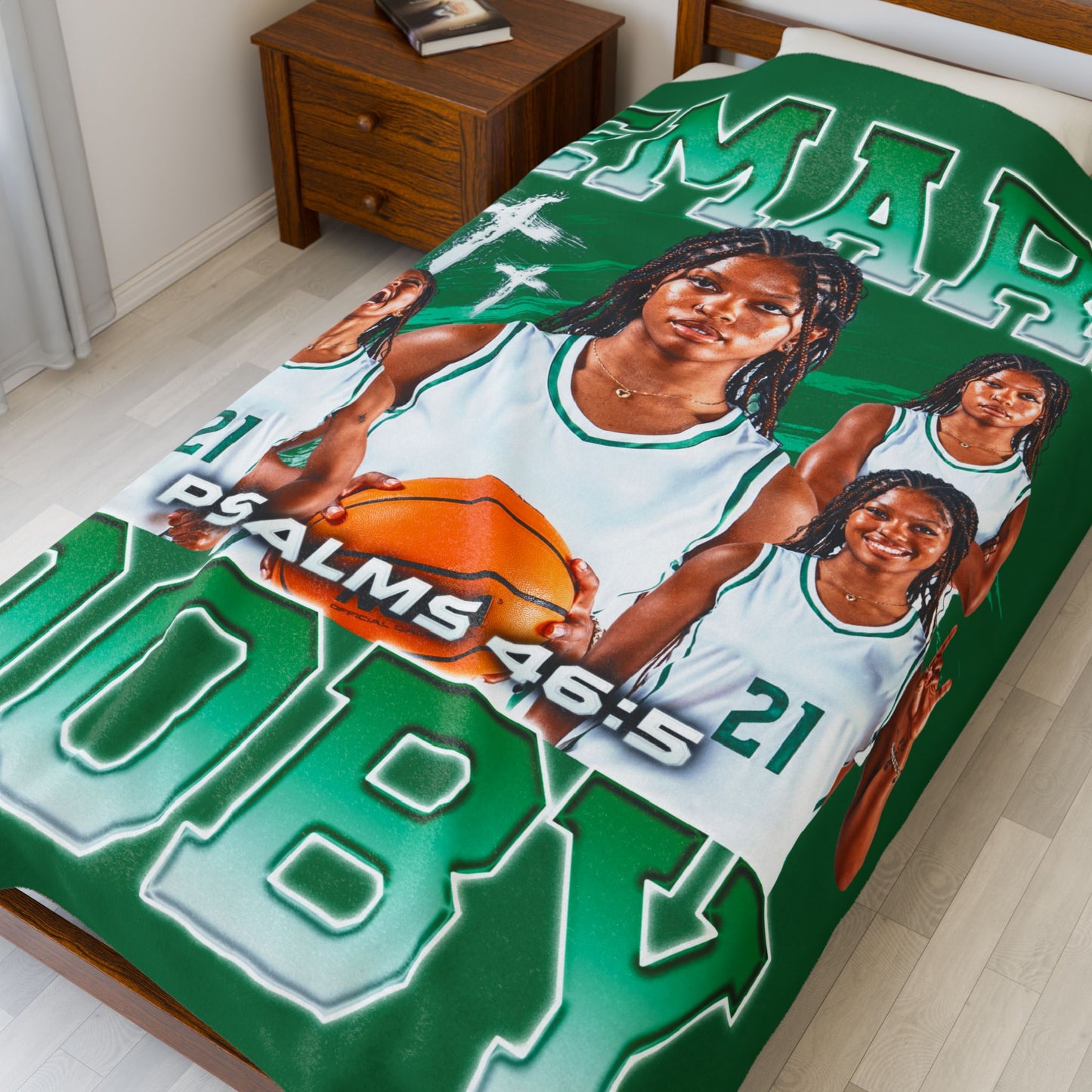 Emari Doby 60"-80" Plush Blanket