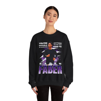 Kaden Faber Featured Quote Crewneck Sweatshirt