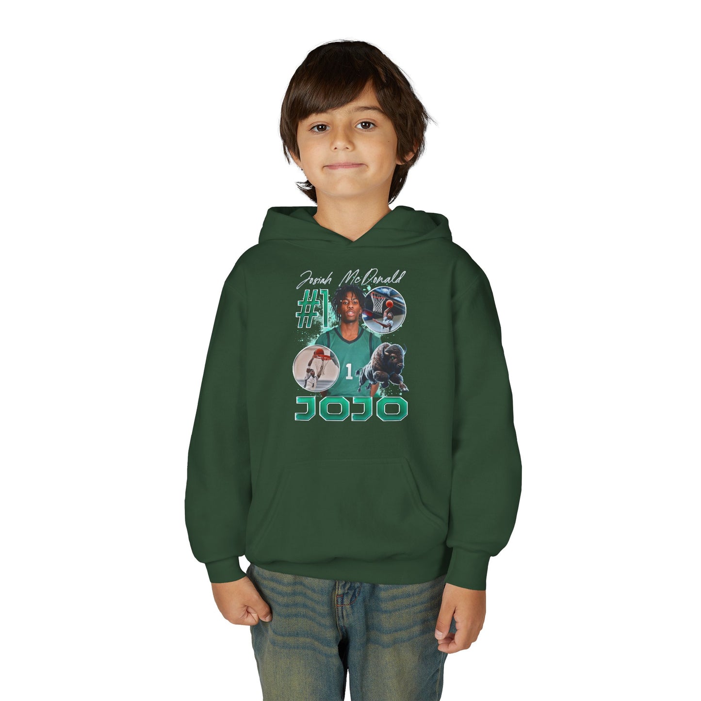 Josiah McDonald Lightning Storm Kids Hoodie