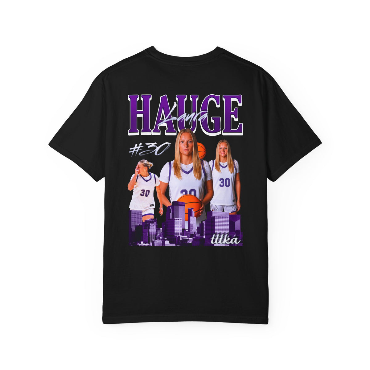 Laura Hauge Logo Front & Back Premium Tee