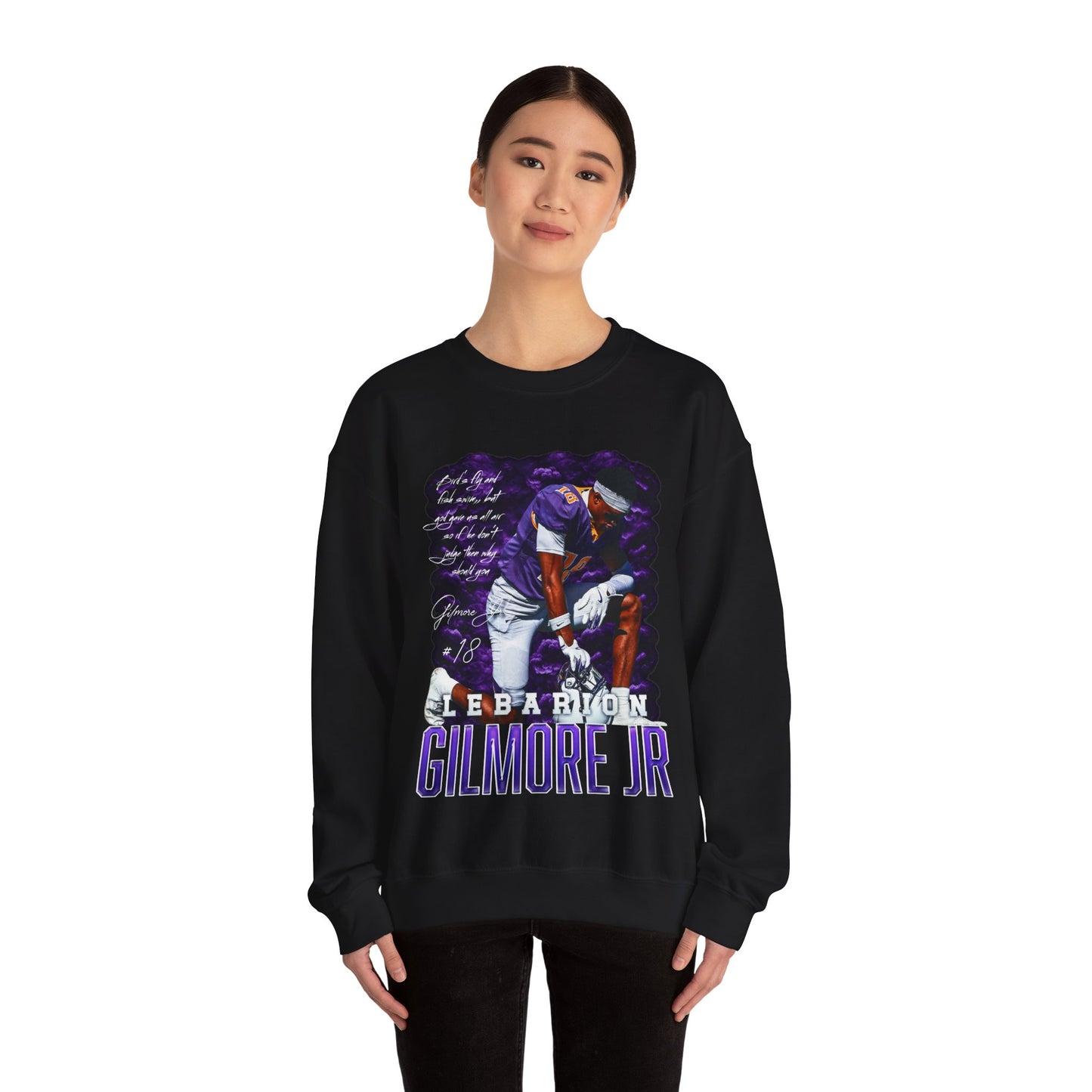 Lebarion Gilmore Jr. Featured Quote Crewneck Sweatshirt