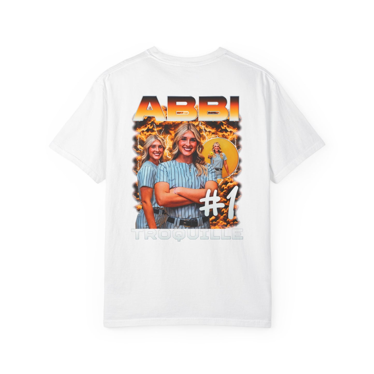 Abbi Troquille Logo Front & Back Premium Tee