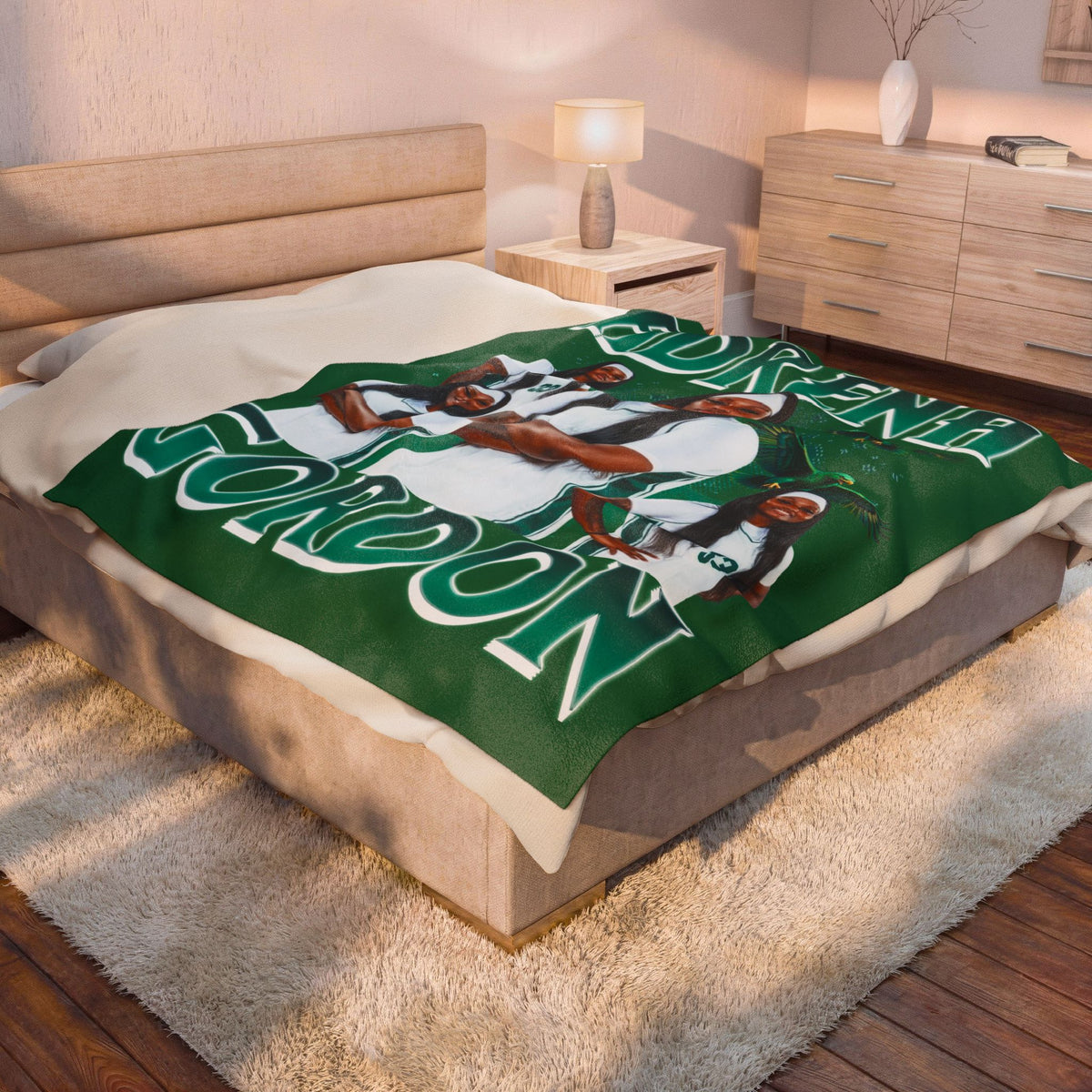 Adrena Gordon 60"-80" Plush Blanket