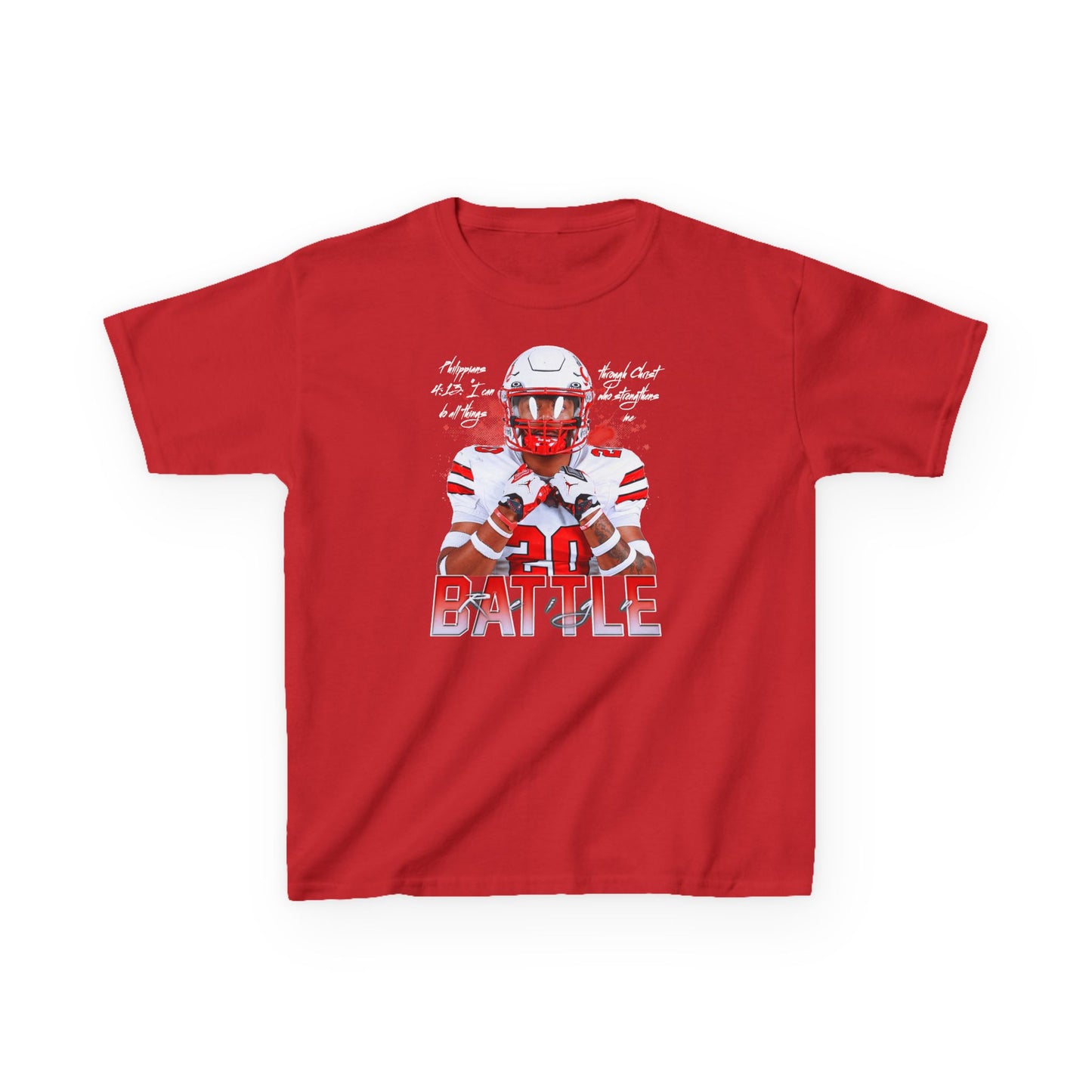 Reign Battle Featured Quote Kids Tee