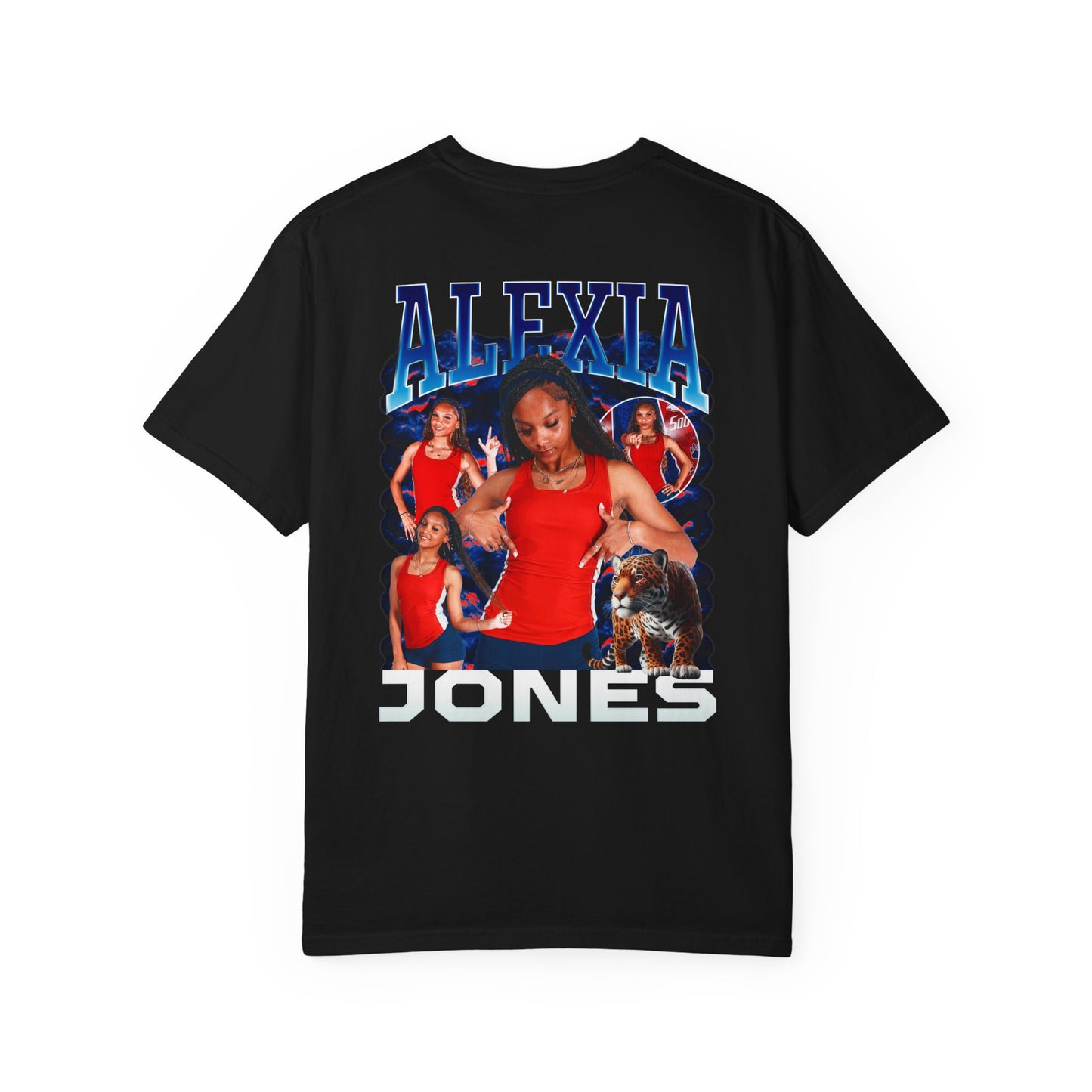 Alexia Jones Logo Front & Back Premium Tee
