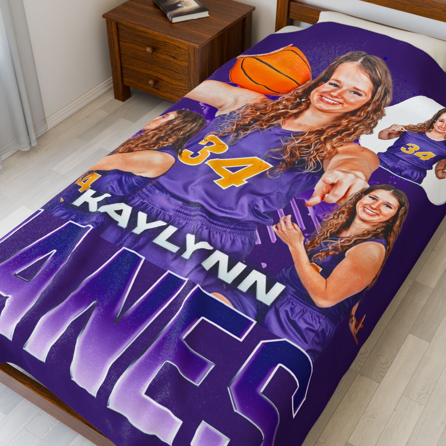 Kaylynn Janes 60"-80" Plush Blanket