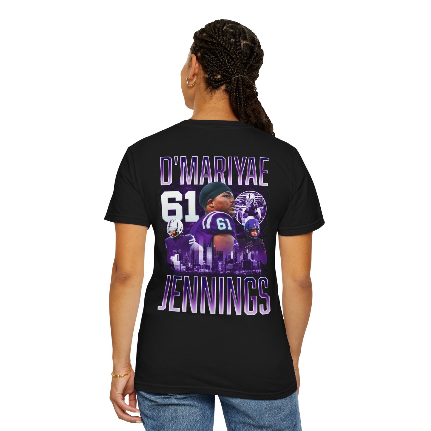 D'Mariyae Jennings Logo Front & Back Premium Tee