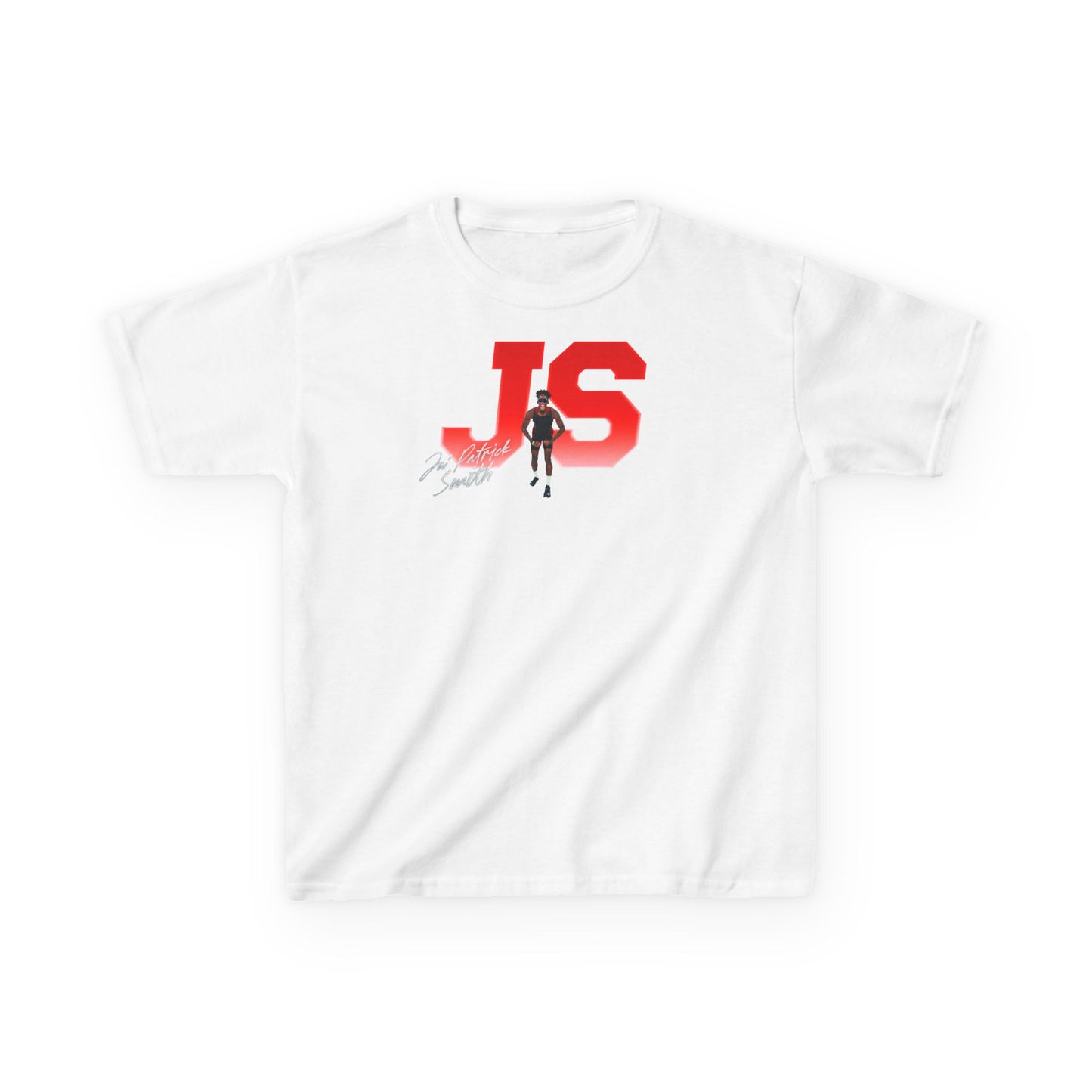 Ja'Patrick Smith Big Initials Colored Kids Tee