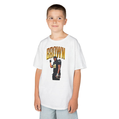 Malachi Brown Curved Combo Kids Tee