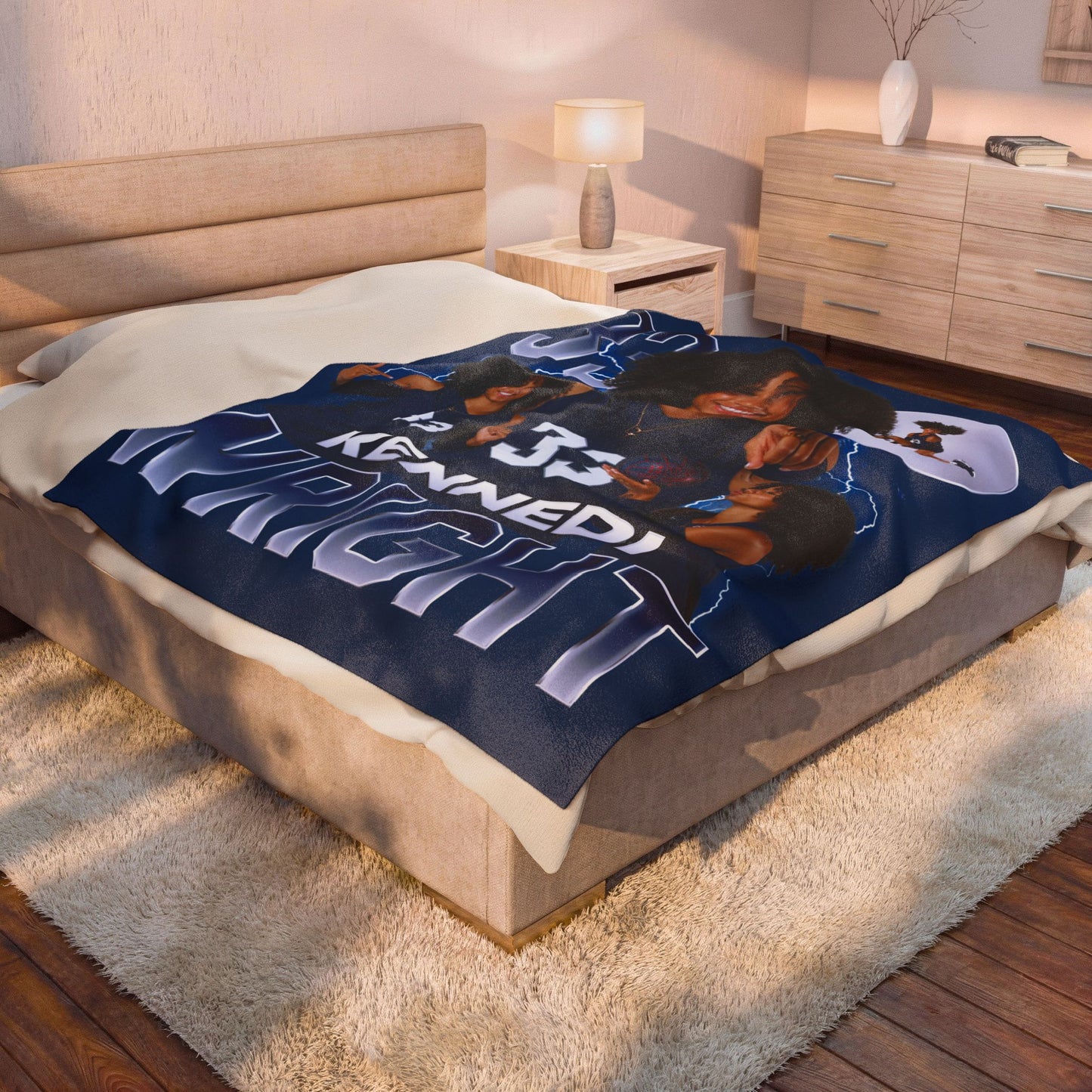 Kennedi Wright 60"-80" Plush Blanket