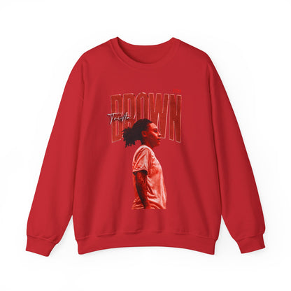 Trista Brown Faded Glory Crewneck Sweatshirt