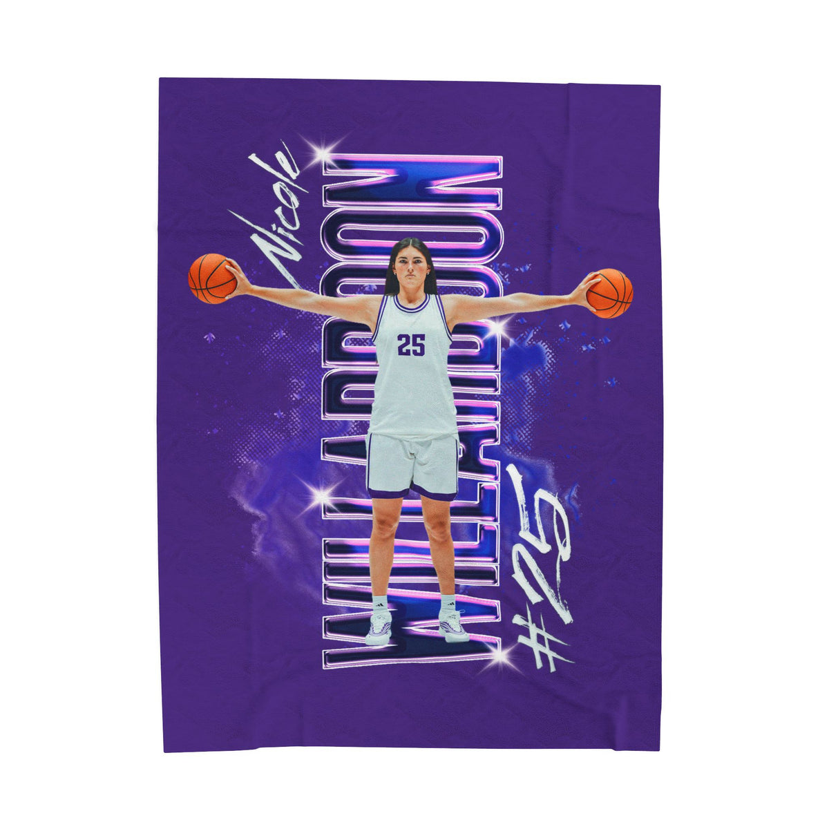 Nicole Willardson 60"-80" Plush Blanket
