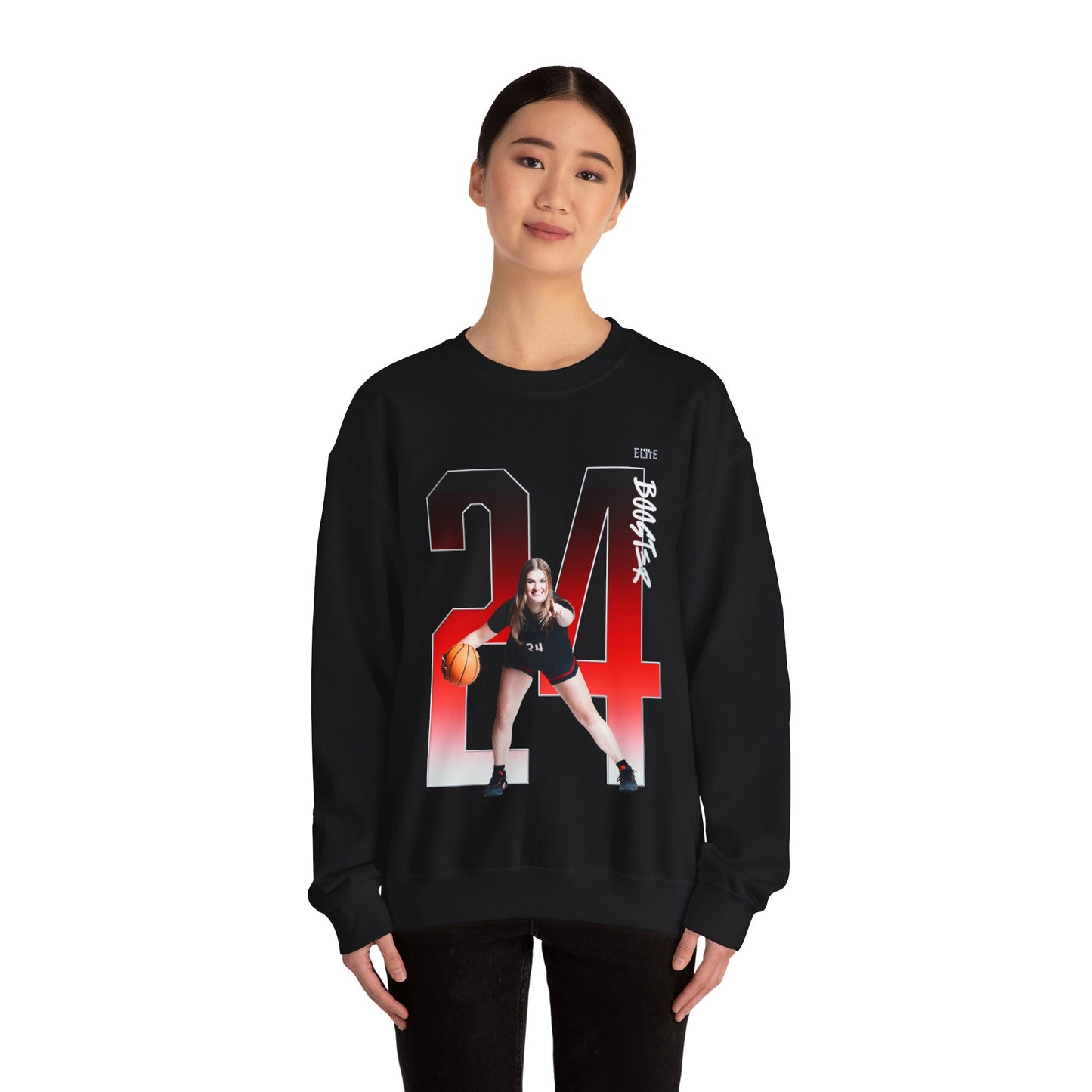 Kasey Booster Player Icon Crewneck Sweatshirt