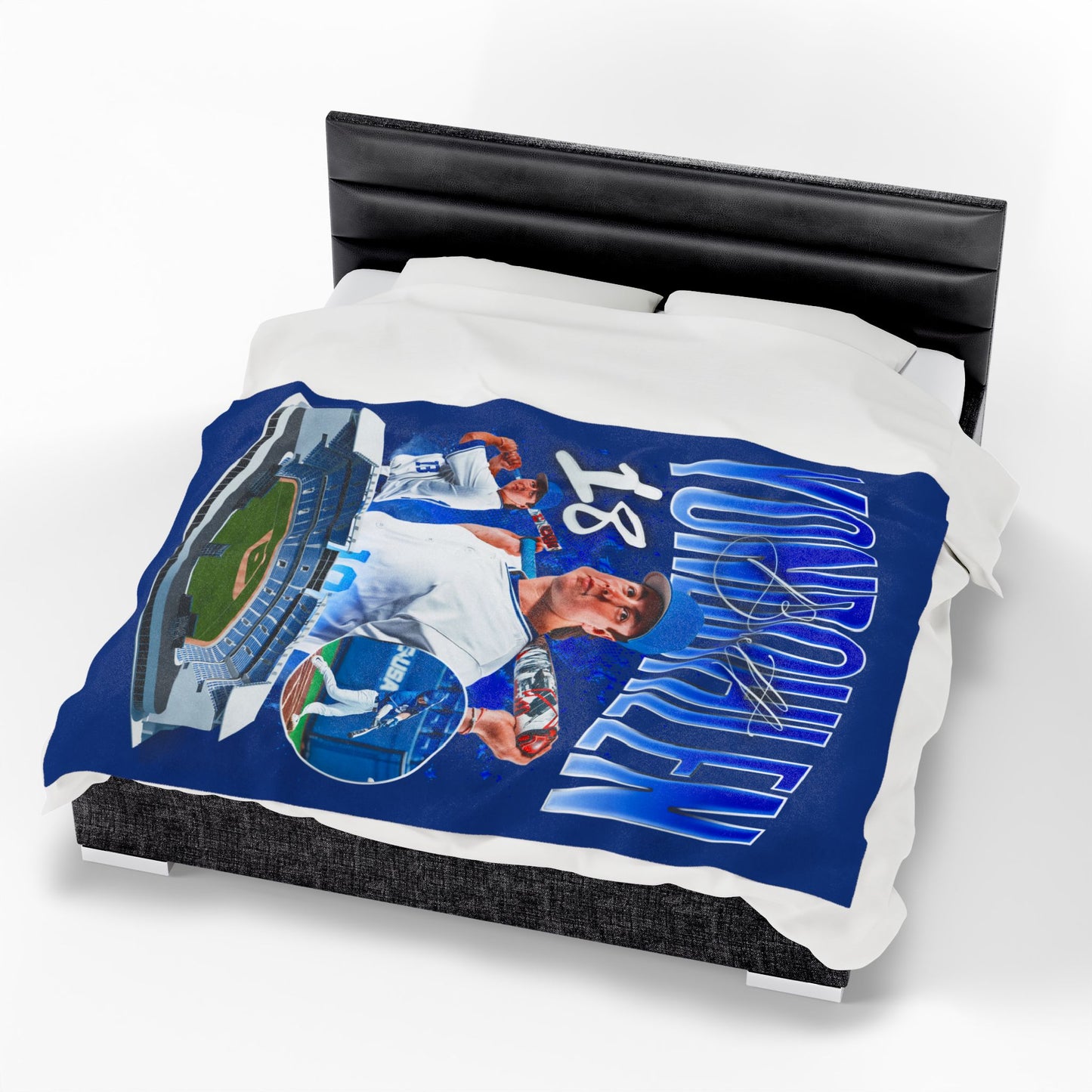 Brett Vondohlen Last Name Highlight 60"-80" Plush Blanket