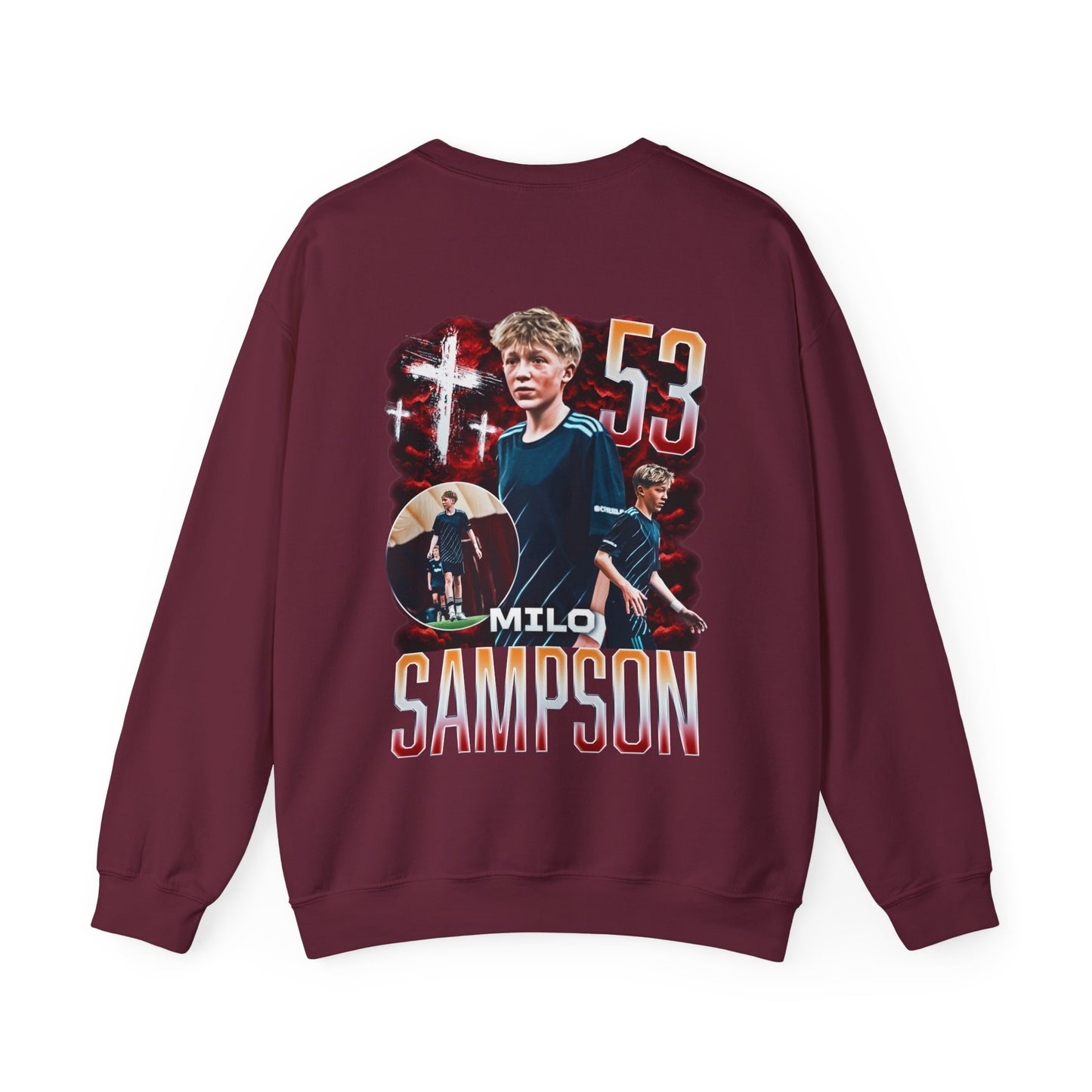 Milo Sampson Logo Front & Back Crewneck
