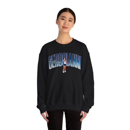 Evelina Gerogianni Curved Combo Colored Crewneck Sweatshirt