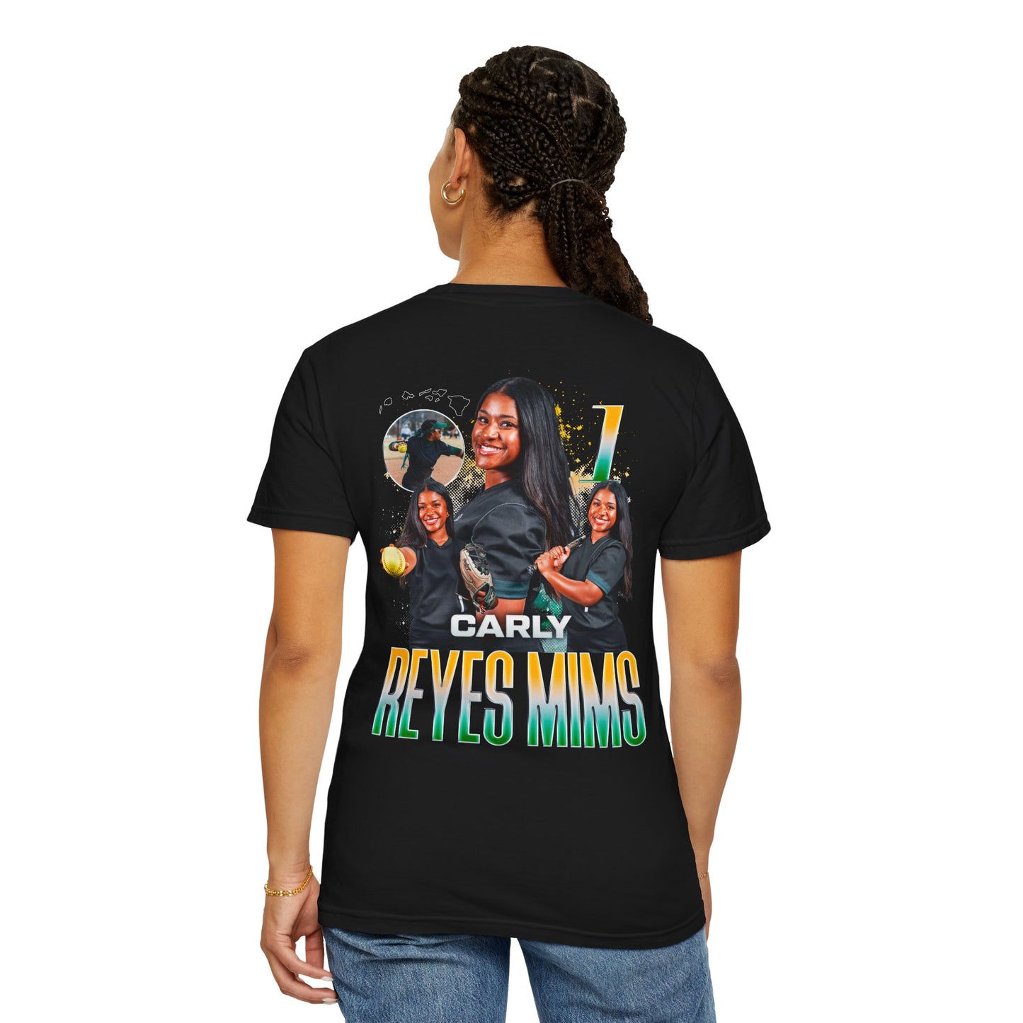Carly Reyes Mims Logo Front & Back Premium Tee