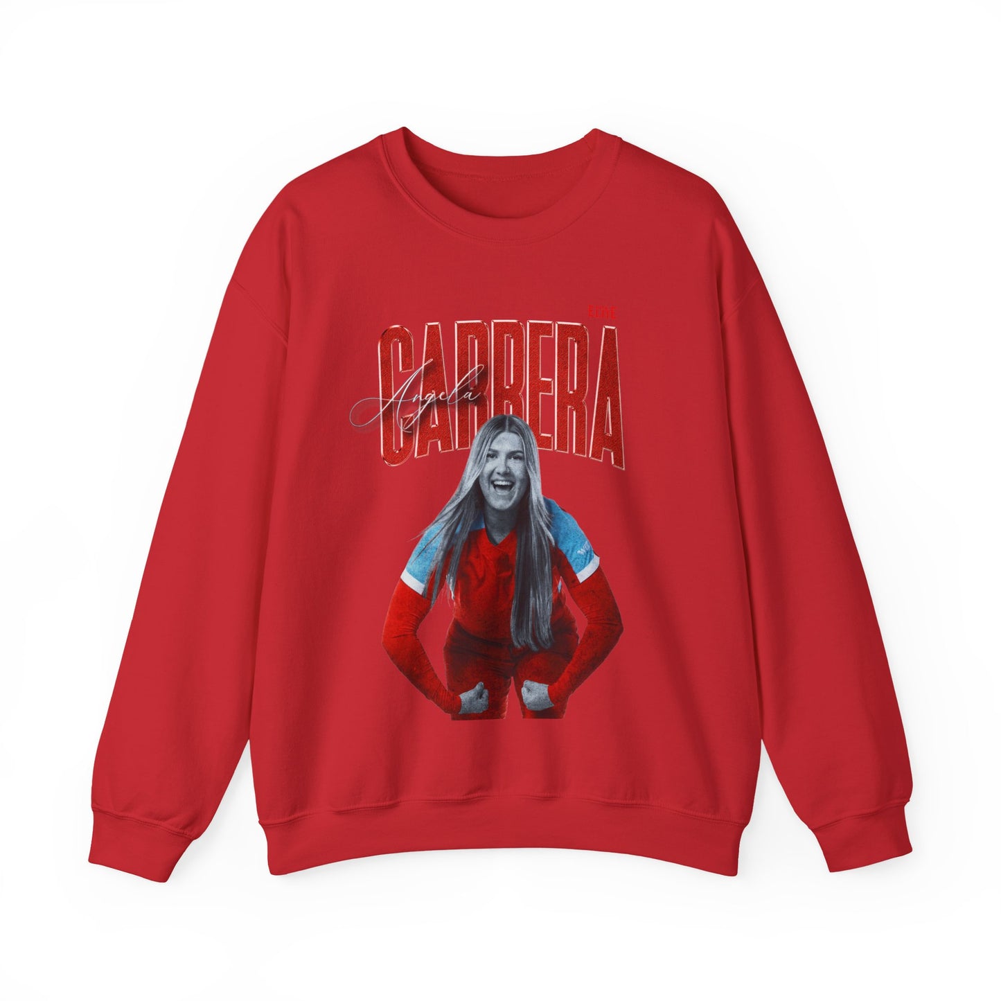 Angela Carrera Faded Glory Crewneck Sweatshirt