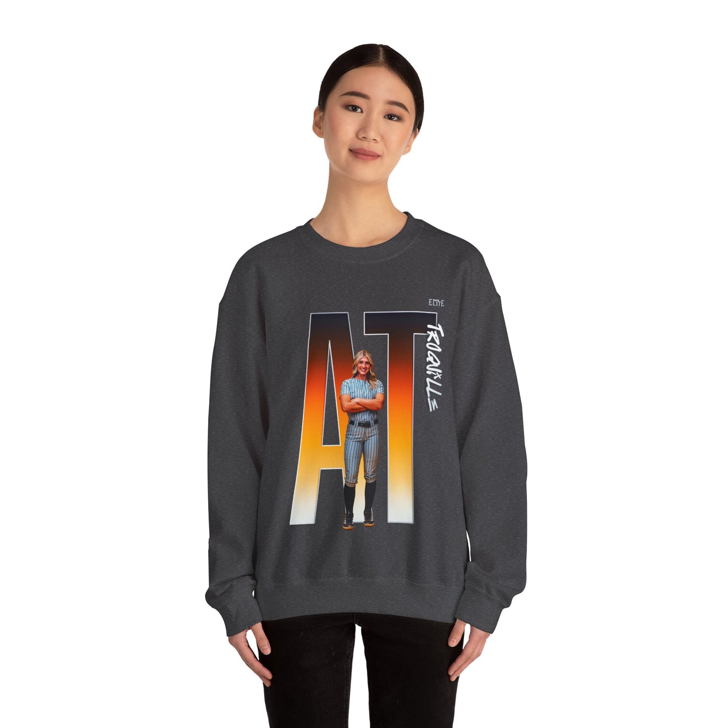 Abbi Troquille Player Icon Initials Crewneck Sweatshirt