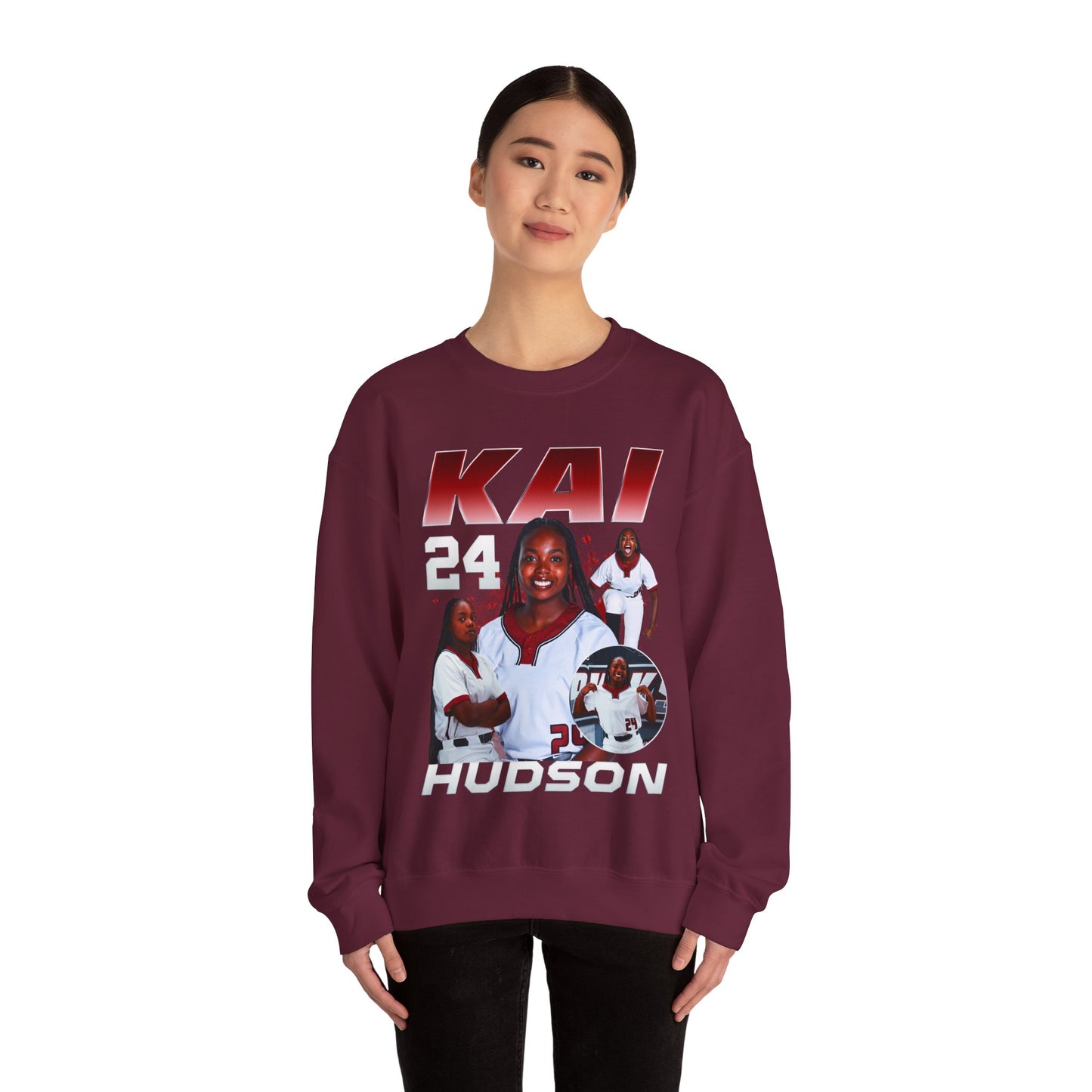Kai Hudson First Name Highlight Crewneck Sweatshirt