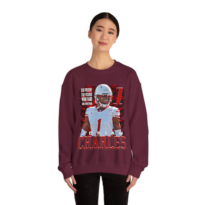 Josiah Charles Featured Quote Crewneck Sweatshirt