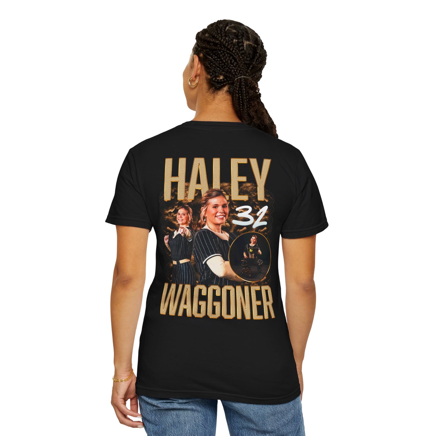 Haley Waggoner Logo Front & Back Premium Tee