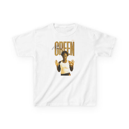 Monic Green Faded Glory Kids Tee