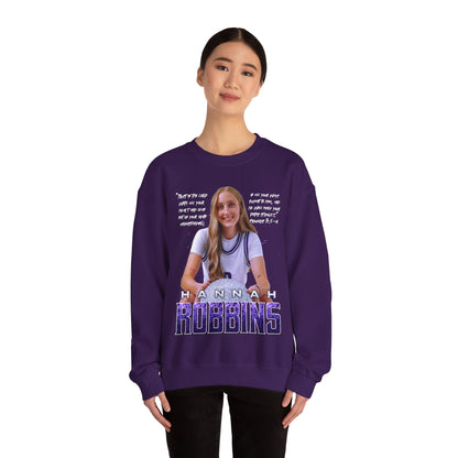 Hannah Robbins Featured Quote Crewneck Sweatshirt